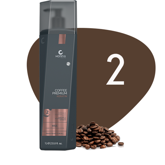 Coffee Premium Keratin Mascarilla Reconstructiva (STEP 2)